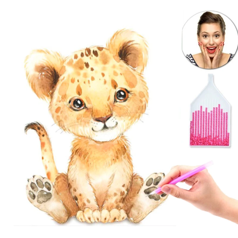 Animal Elephant Tiger Cute Cartoon 5D DIY Diamond Paintings Full Round Drill Cross Stitch Kindergarten Baby Room Decor Adorable
Animal Elephant Tiger Cute Cartoon 5D DIY Diamond Paintings Full Round Drill Cross Stitch Kindergarten Baby Room Decor Adorable