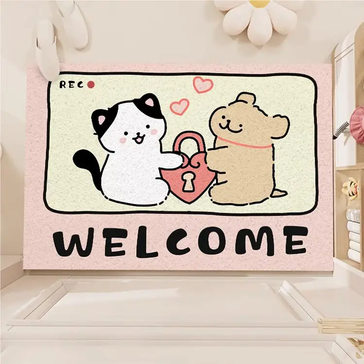 Cartoon Floor Mat Entry Door Mat Puppy Carpet Bathroom Toilet Flannel Sponge Floor Mat Beige Door Entry Porch Cute Home Decor
Cartoon Floor Mat Entry Door Mat Puppy Carpet Bathroom Toilet Flannel Sponge Floor Mat Beige Door Entry Porch Cute Home Decor