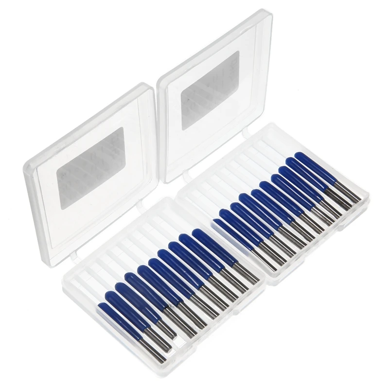 20Pcs Carbide PCB Engraving Bits 3.175Mm CNC Router Bit 10/15/20/30 Degree Milling Cutter Tools
20Pcs Carbide PCB Engraving Bits 3.175Mm CNC Router Bit 10/15/20/30 Degree Milling Cutter Tools