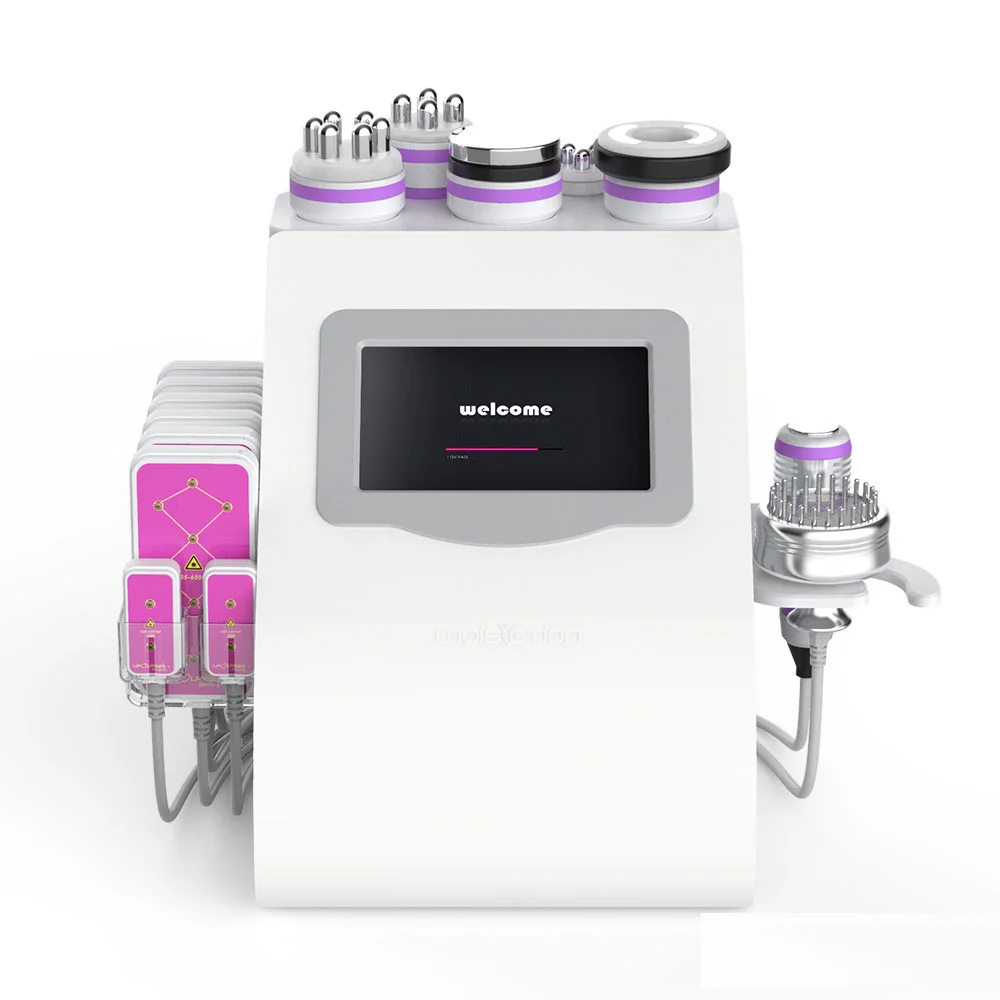 Hot Sale 6 in 1 Cavitation Lipo Laser Machine Kim 8 Cavitation Lipo Laser Weight Loss Slimming Ultrasonic 40K Cavitation Machine
Hot Sale 6 in 1 Cavitation Lipo Laser Machine Kim 8 Cavitation Lipo Laser Weight Loss Slimming Ultrasonic 40K Cavitation Machine
