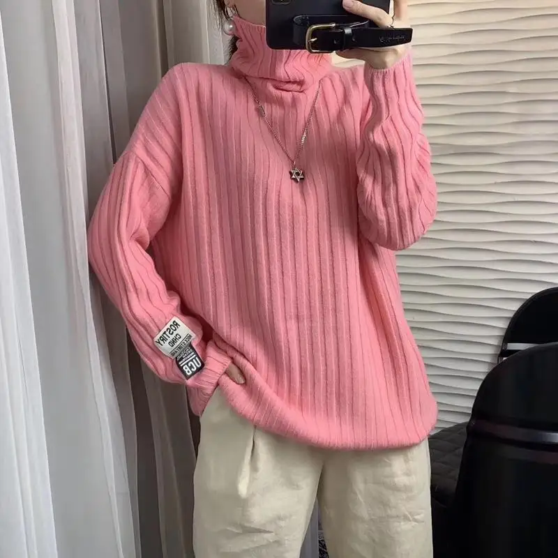 Women Sweater 2022 Women's Turtleneck Winter Korean Sweaters Long Sleeve Top Knit Sweaters Vintage Thick Sweaters Pullover Women
Women Sweater 2022 Women's Turtleneck Winter Korean Sweaters Long Sleeve Top Knit Sweaters Vintage Thick Sweaters Pullover Women