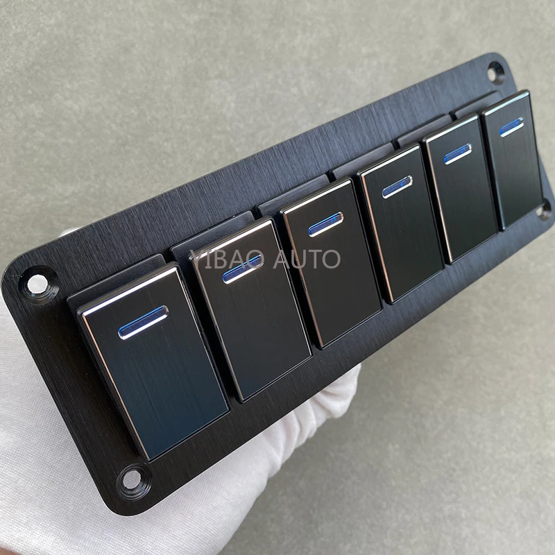 ON-OFF Rocker Switch Panel LED Toggle Switch Panel for Marine Caravan RV Aluminum Toggle Switch Panel 12/24V LED Light Switch
ON-OFF Rocker Switch Panel LED Toggle Switch Panel for Marine Caravan RV Aluminum Toggle Switch Panel 12/24V LED Light Switch