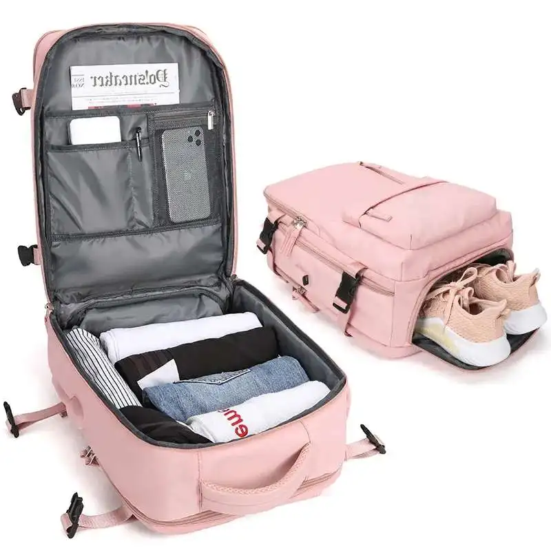 Women Travel Backpack Airplane Large Capacity Multi-Function Luggage Lightweight Waterproof Women's Casual Bag Notebook Bagpacks
Women Travel Backpack Airplane Large Capacity Multi-Function Luggage Lightweight Waterproof Women's Casual Bag Notebook Bagpacks