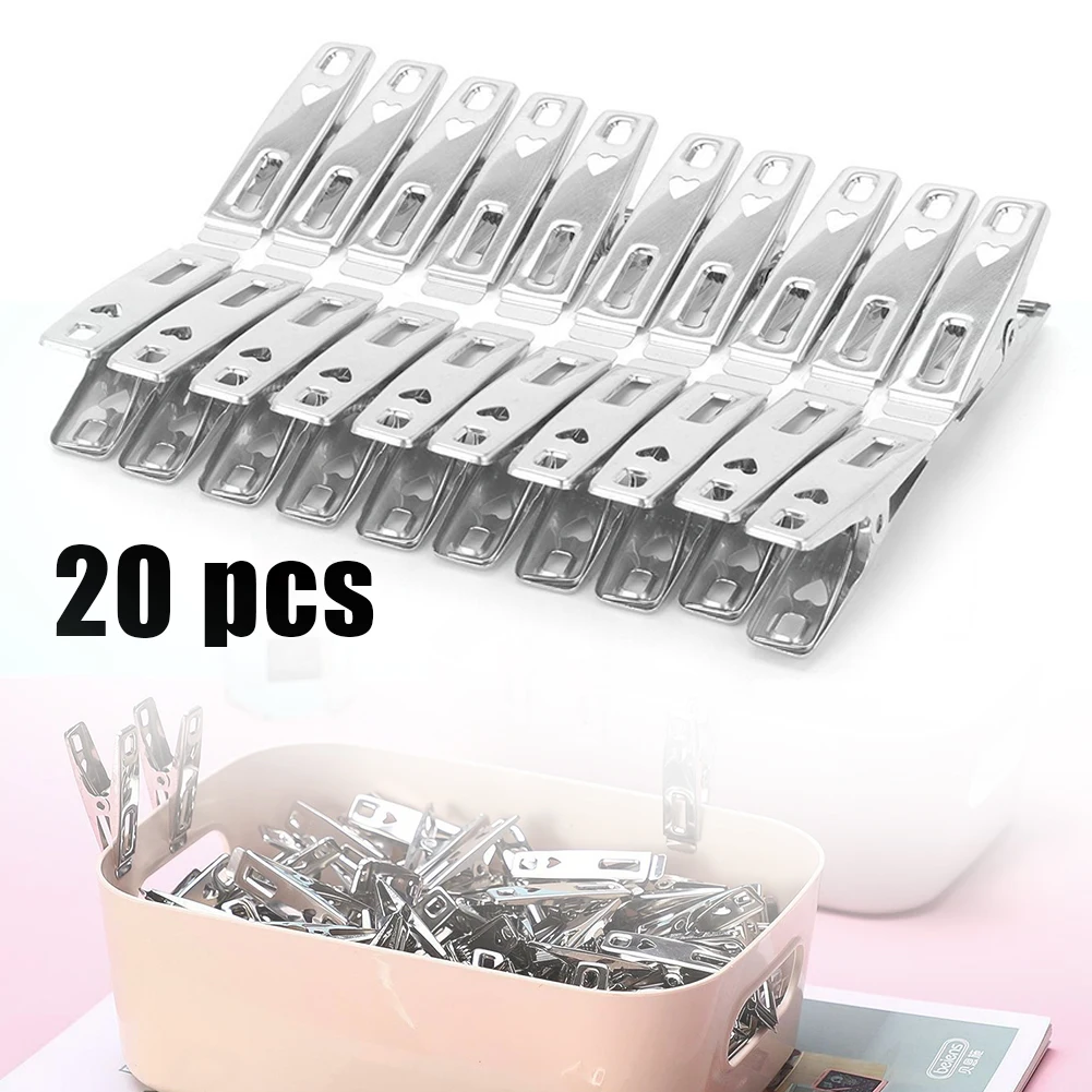 20Pcs Clothes Drying Hanger Windproof Clothing Rack Stainless Steel Laundry Airer Hanger Underwear Socks Holder Clip
20Pcs Clothes Drying Hanger Windproof Clothing Rack Stainless Steel Laundry Airer Hanger Underwear Socks Holder Clip