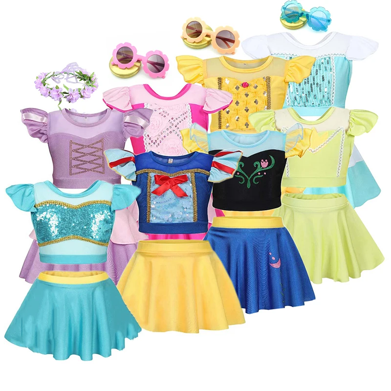 Princess Snow White Rapunzel Swimsuit Set Girl Summer 2pcs Beachwear Kids Anna Elsa Swimwear Jasmine Mickey Bathing Suit
Princess Snow White Rapunzel Swimsuit Set Girl Summer 2pcs Beachwear Kids Anna Elsa Swimwear Jasmine Mickey Bathing Suit