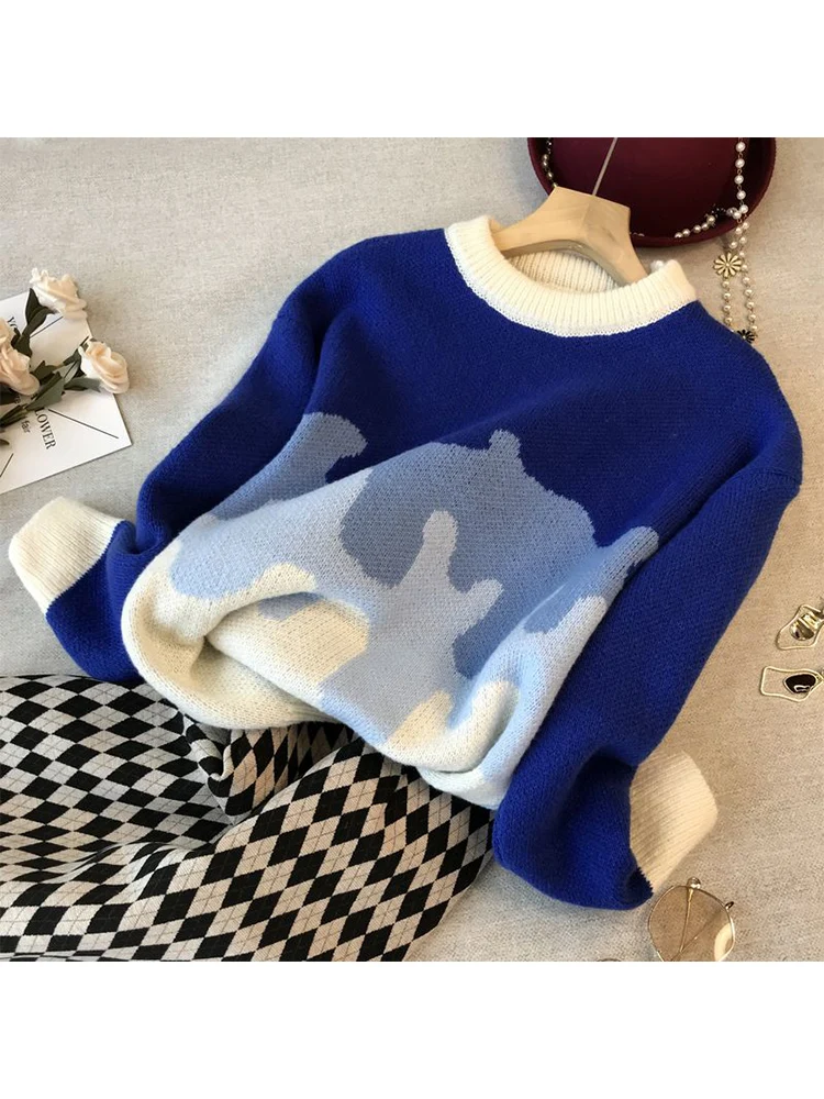 MuuMore Women Autumn Winter 2022 Sweater Vintage Fashion Knitted Tops Casual Korean Fashion Knit Sweater
MuuMore Women Autumn Winter 2022 Sweater Vintage Fashion Knitted Tops Casual Korean Fashion Knit Sweater