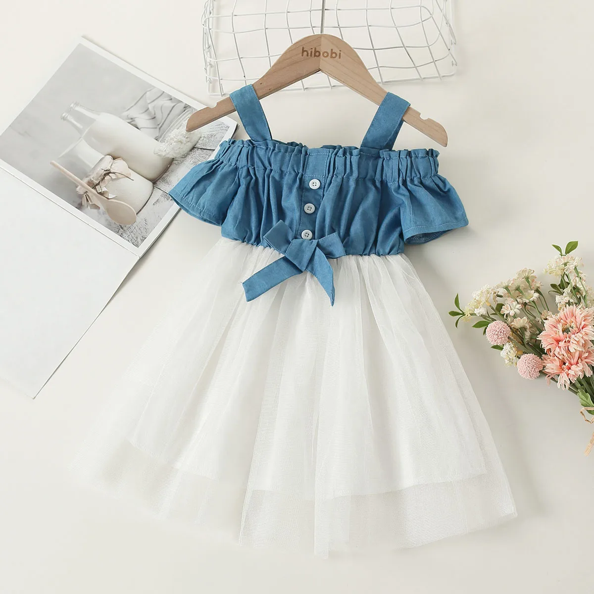 Hibobi Summer Cute Sleeveless Strap Tulle Baby Girl Dress First Birthday Girl Party Princess Dress Toddler Girl Clothes
Hibobi Summer Cute Sleeveless Strap Tulle Baby Girl Dress First Birthday Girl Party Princess Dress Toddler Girl Clothes