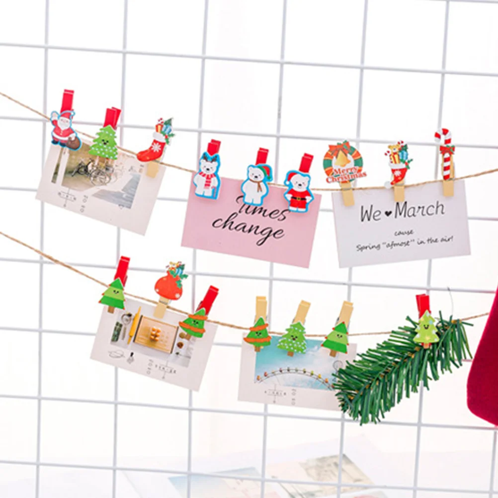30pcs Christmas Pegs Note Paper Postcard Memo Message Holder with Twine Christmas Party Supplies
30pcs Christmas Pegs Note Paper Postcard Memo Message Holder with Twine Christmas Party Supplies
