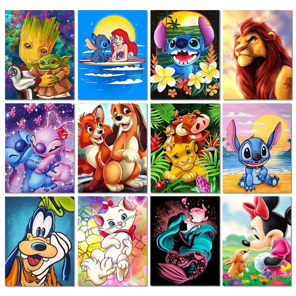 Disney Diamond Painting Cartoon Mermaid Lion Full Round Square Diamond Mosaic Embroidery Stitch Cross-stitch Room DIY Decoration
Disney Diamond Painting Cartoon Mermaid Lion Full Round Square Diamond Mosaic Embroidery Stitch Cross-stitch Room DIY Decoration