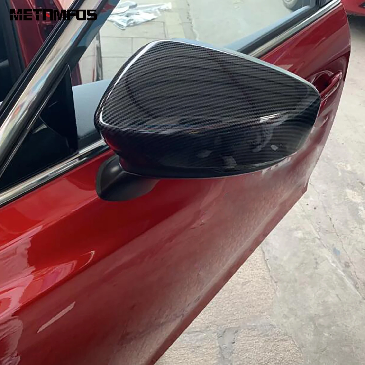 

Накладка на боковое зеркало заднего вида для Mazda 6 M6 Atenza 2018-2020 2021 2022, защитные боковые зеркала из углеродного волокна, автомобильные аксессуа...