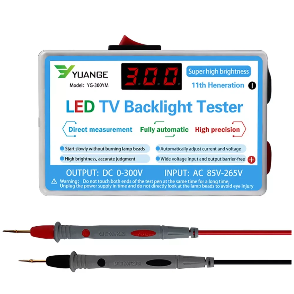 Lamp TV Backlight Tester Multipurpose LED Strips Beads Test Tool Measurement Instruments for LED Light Backlight Tester
Lamp TV Backlight Tester Multipurpose LED Strips Beads Test Tool Measurement Instruments for LED Light Backlight Tester
