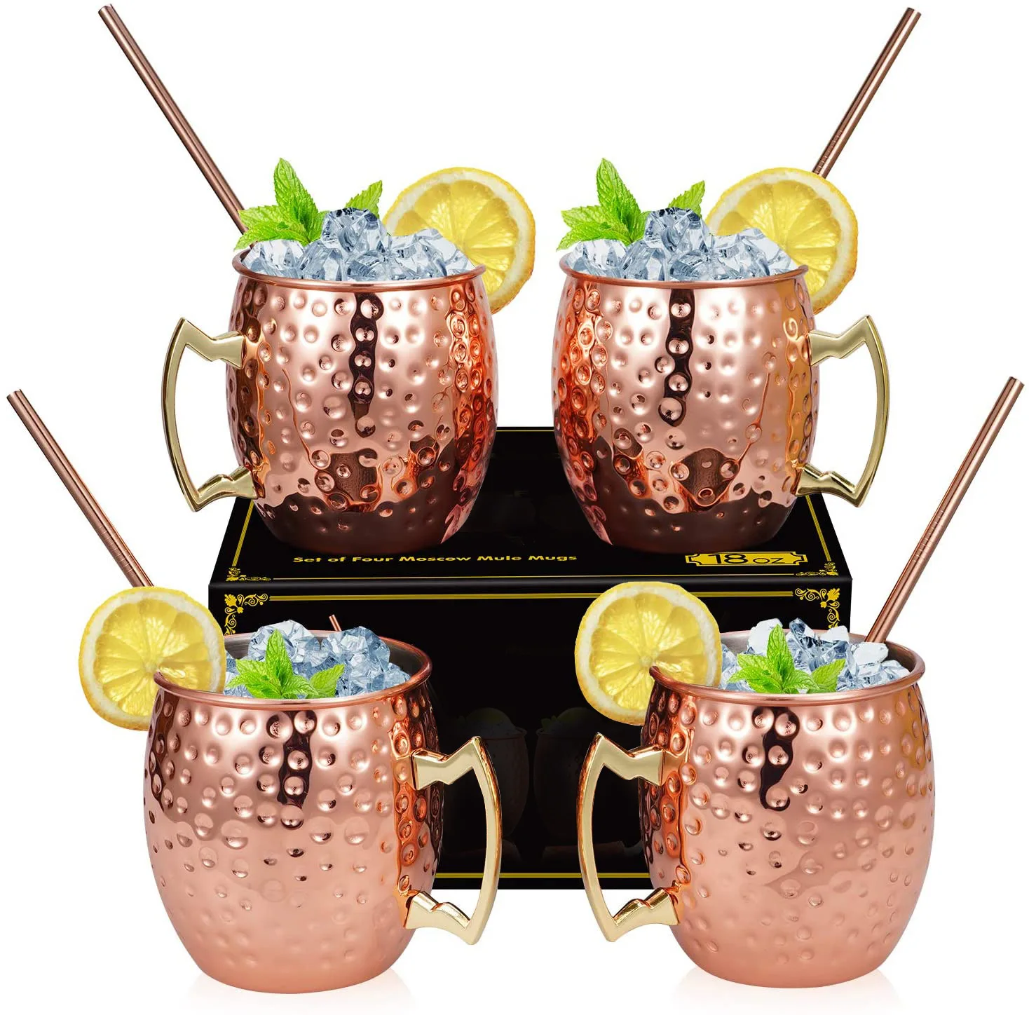 4PC/Set 550ml 304 Stainless Steel Mega Mug Moscow Mule Hammered Texture Ice Bucket Mug Water Glass Drinkware Gift Party Favor
4PC/Set 550ml 304 Stainless Steel Mega Mug Moscow Mule Hammered Texture Ice Bucket Mug Water Glass Drinkware Gift Party Favor