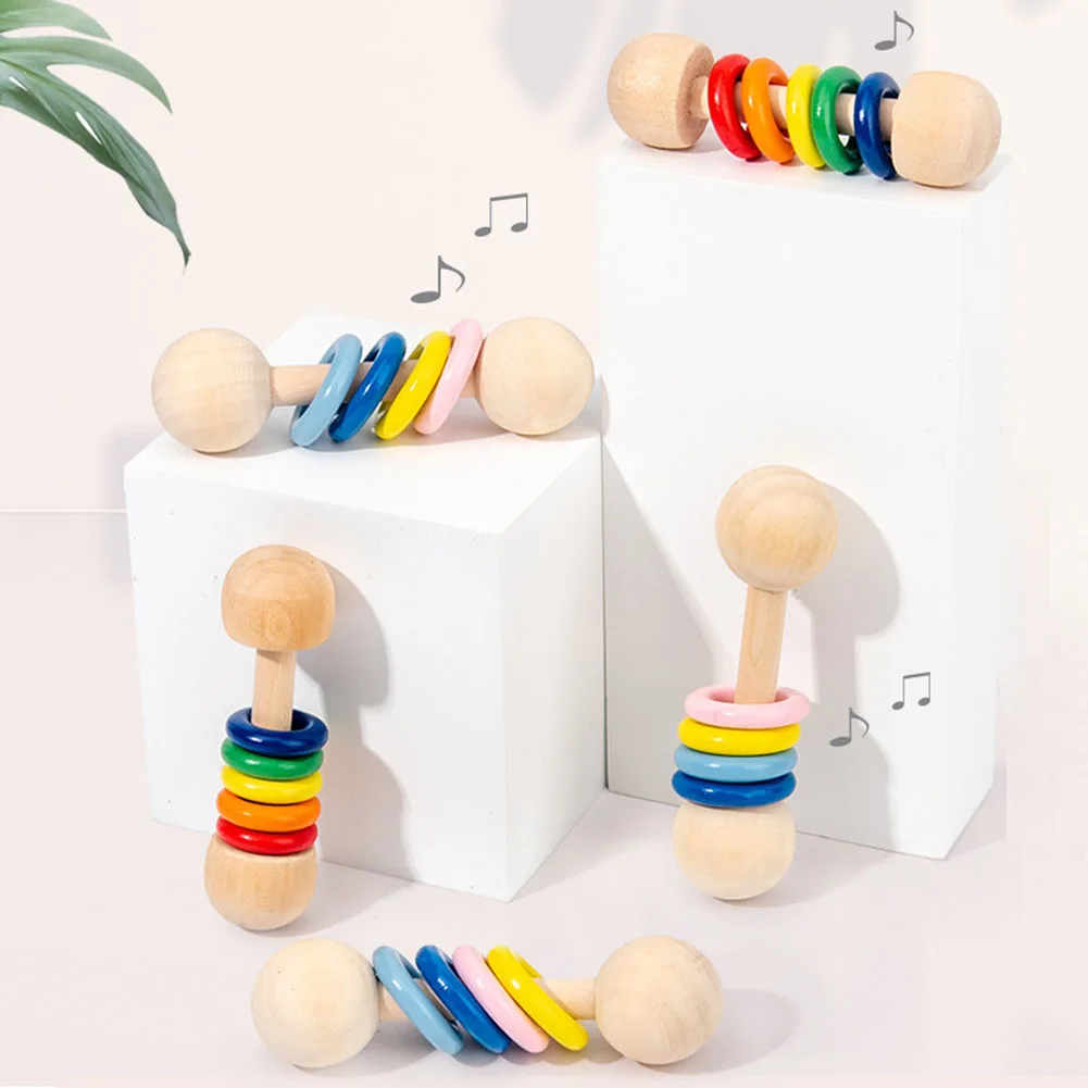 Wooden Baby Rattle Toy Food Grade Teething Chewing Rattles Montessori Stroller Toy Montessori Educational Games
Wooden Baby Rattle Toy Food Grade Teething Chewing Rattles Montessori Stroller Toy Montessori Educational Games