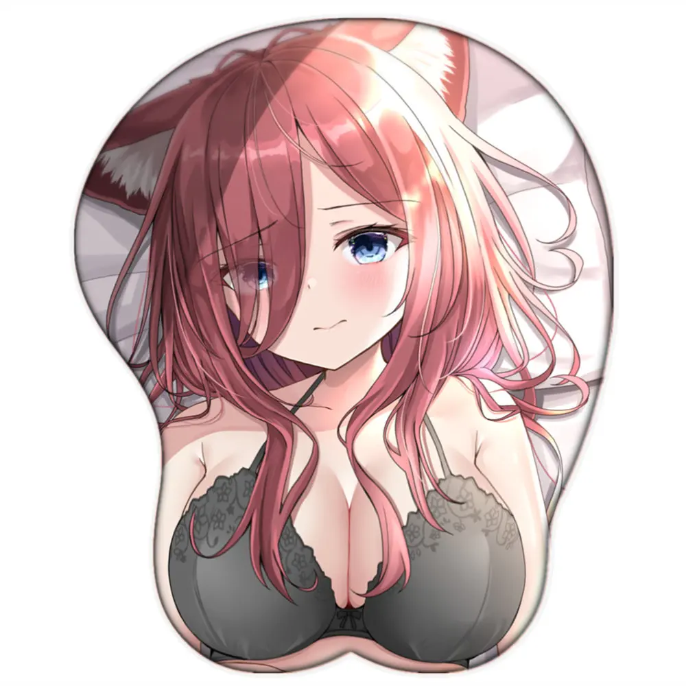 Nakano Miku for Anime Go-toubun No Hanayome Oppai 3D Mouse Pad with Wrist Silicone Gel Boob mouse pad gamer
Nakano Miku for Anime Go-toubun No Hanayome Oppai 3D Mouse Pad with Wrist Silicone Gel Boob mouse pad gamer