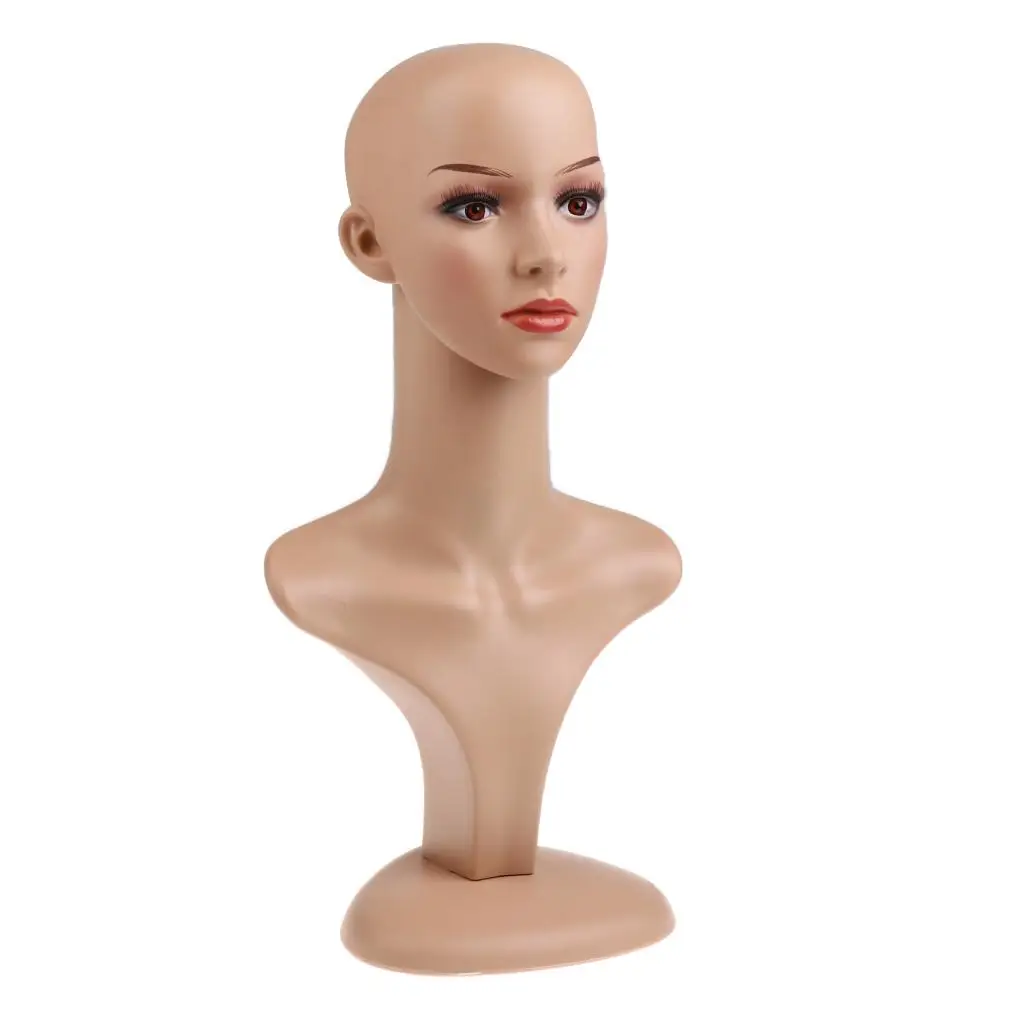 18'' Female Head Model Stand Manikin Hats Window Display Holder for Professional Hairdressing Salon, Wig Stylists or Store
18'' Female Head Model Stand Manikin Hats Window Display Holder for Professional Hairdressing Salon, Wig Stylists or Store