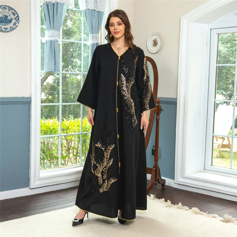 Рамадан Abayas для мусульманской женщины с блестками вышивка Макси платье Турция Арабский Кафтан мусульманский Дубай халат Jalabiya Caftan марокканские платья
Рамадан Abayas для мусульманской женщины с блестками вышивка Макси платье Турция Арабский Кафтан мусульманский Дубай халат Jalabiya Caftan марокканские платья