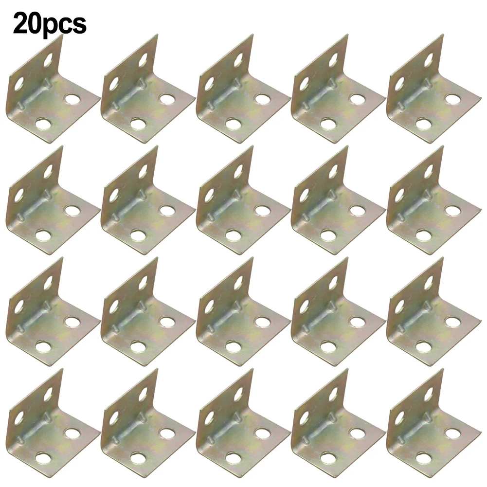 20pcs 90 Degree Right Angle 4 Holes Fasteners Stainless Steel Angle Bracket Thicken Sofa Fixed Furniture Hardware Accessories
20pcs 90 Degree Right Angle 4 Holes Fasteners Stainless Steel Angle Bracket Thicken Sofa Fixed Furniture Hardware Accessories