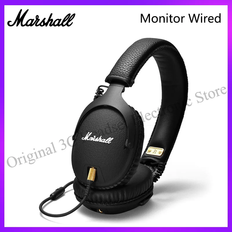 Original Marshall Monitor Wired 3.5mm Headphones Gaming Headset HiFi Pop Music Sports Gaming Earphone with Mic Foldable
Original Marshall Monitor Wired 3.5mm Headphones Gaming Headset HiFi Pop Music Sports Gaming Earphone with Mic Foldable