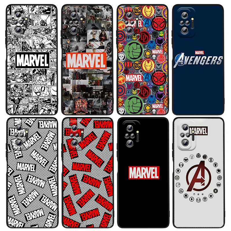 Marvel Logo Avengers For xiaomi Redmi Note 11 11T 11S 10 10S 9 9T 9S 8 8T 7 6 5 Pro T S 5G 2021 Black luxury Silicone Phone Case
Marvel Logo Avengers For xiaomi Redmi Note 11 11T 11S 10 10S 9 9T 9S 8 8T 7 6 5 Pro T S 5G 2021 Black luxury Silicone Phone Case