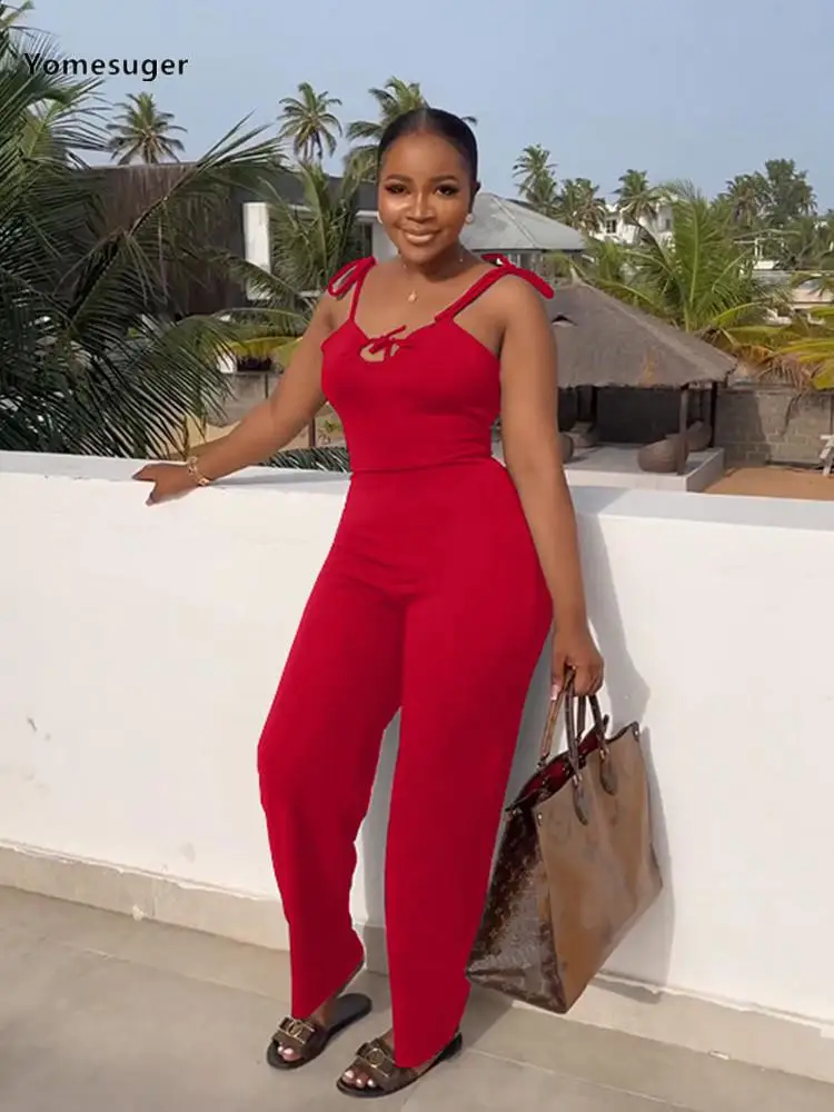 Yomesuger Sexy Spaghetti Strap Bandage Sleeveless Backless Wide Leg Jumpsuit Women 2023 Fashion Street One Piece Rompers Overall
Yomesuger Sexy Spaghetti Strap Bandage Sleeveless Backless Wide Leg Jumpsuit Women 2023 Fashion Street One Piece Rompers Overall