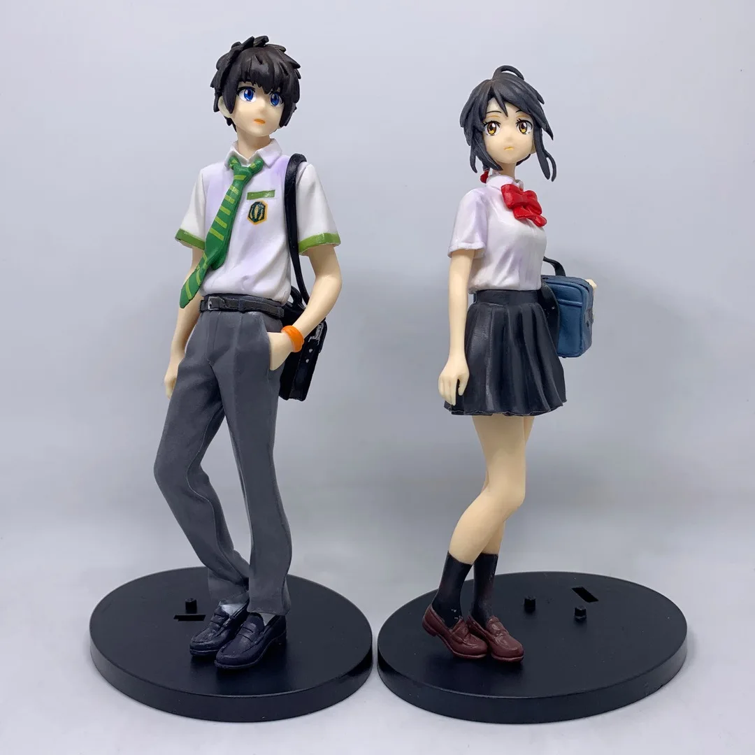 Anime Your Name Tachibana Taki Miyamizu Mitsuha PVC Action Figure Collectible Model Doll Toy 21cm
Anime Your Name Tachibana Taki Miyamizu Mitsuha PVC Action Figure Collectible Model Doll Toy 21cm