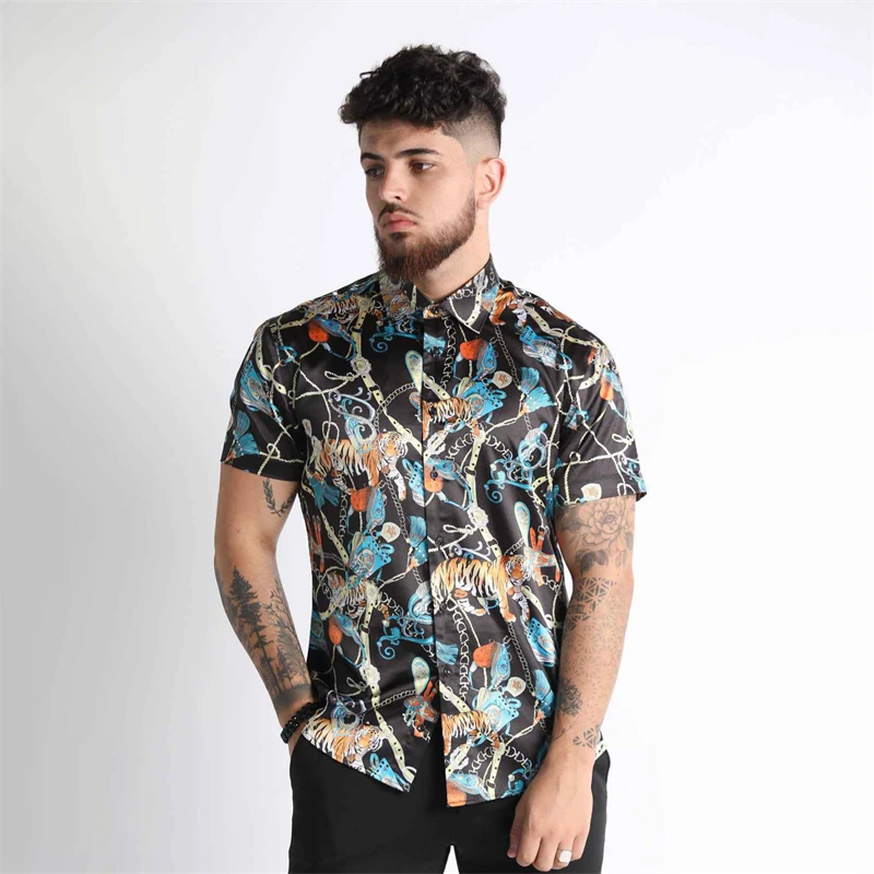 2022 Summer New Fashion Men's Hawaiian Shirt Men's Casual Color Printed Shirt Short Sleeve Top Free Shipping
2022 Summer New Fashion Men's Hawaiian Shirt Men's Casual Color Printed Shirt Short Sleeve Top Free Shipping