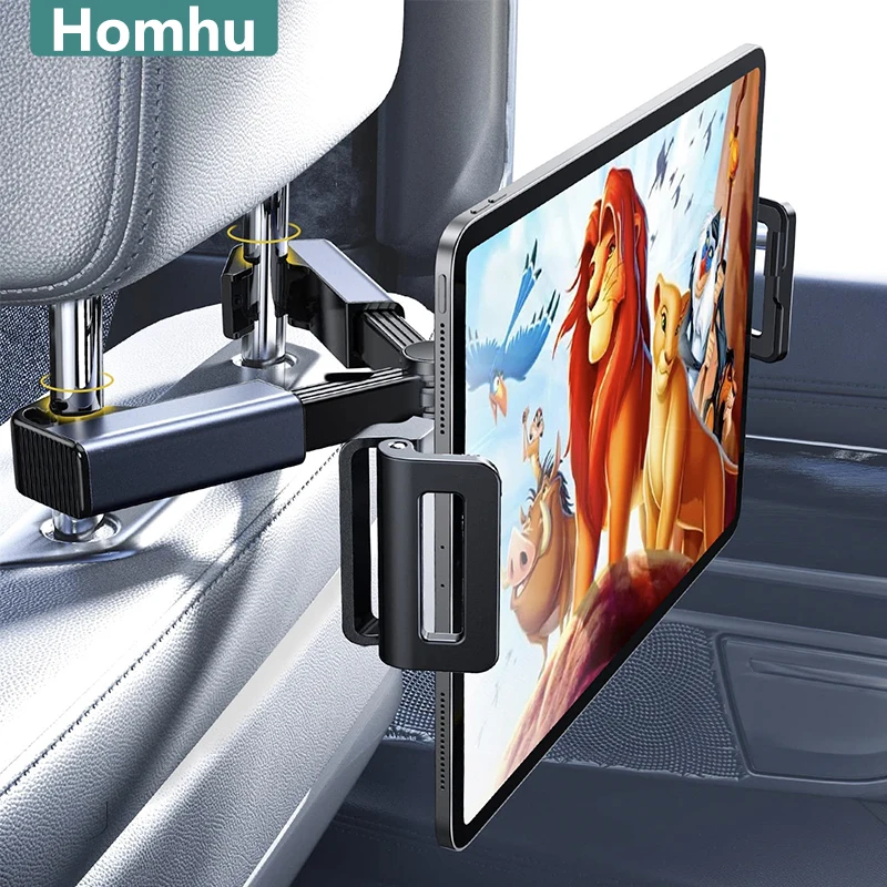 

Car Headrest Tablet Mount Holder For iPad Pro Tablet Stand Car Back Seat Headrest Bracket Travel Portable Road Trip Essentials