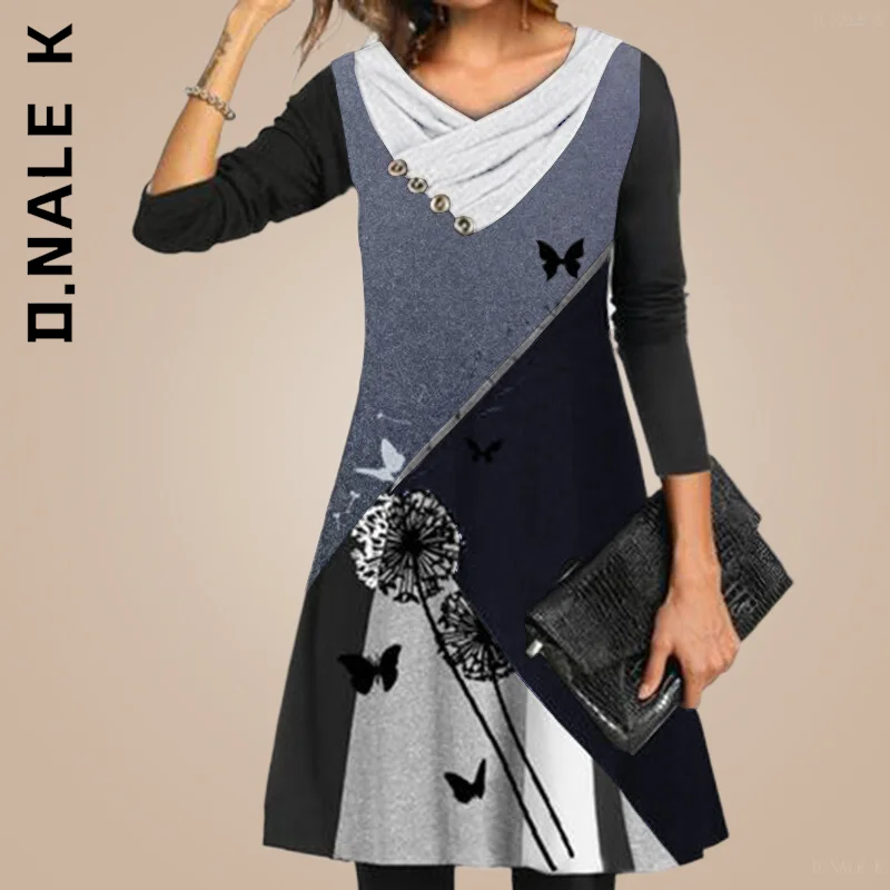 Dress Women New Soft Floral Printed Long Sleeve Loose Scarf Collar Vintage Dress Club Dress Woman Female Vestidos
Dress Women New Soft Floral Printed Long Sleeve Loose Scarf Collar Vintage Dress Club Dress Woman Female Vestidos