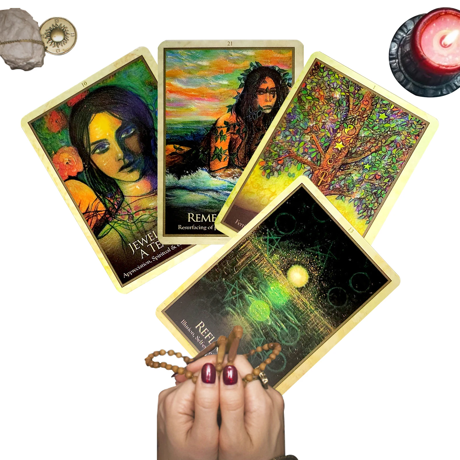Tarot Cards For Fate Divination Gaia Oracle Cards Board Game Tarot Various Tarot Options Party Playing Family Friends Card Game
Tarot Cards For Fate Divination Gaia Oracle Cards Board Game Tarot Various Tarot Options Party Playing Family Friends Card Game