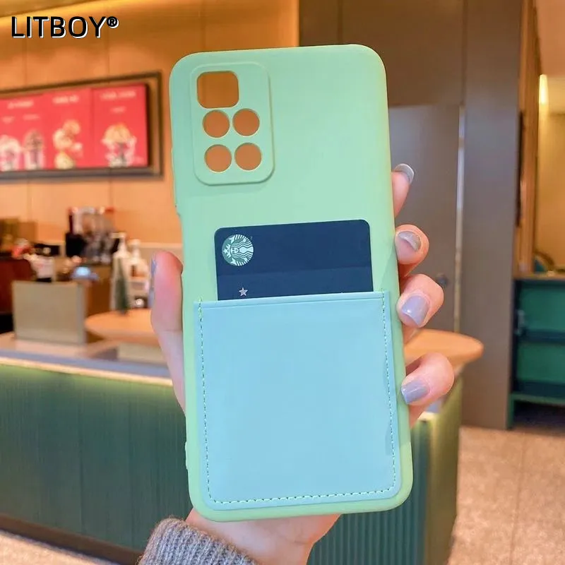 Card Holder Liquid Silicone Phone Case For Xiaomi Redmi Note 10 10s Note11 Pro Xiaomi 11 Lite K40 X3 M3 Luxury Soft Bumper Cover
Card Holder Liquid Silicone Phone Case For Xiaomi Redmi Note 10 10s Note11 Pro Xiaomi 11 Lite K40 X3 M3 Luxury Soft Bumper Cover