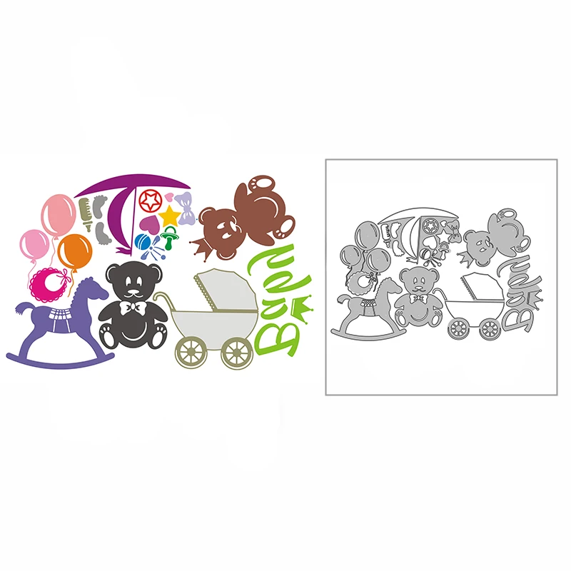 New 2022 Cute Little Bear Toy Metal Cutting Dies for DIY Scrapbooking and Card Making Decoration Embossing Paper Craft No Stamps
New 2022 Cute Little Bear Toy Metal Cutting Dies for DIY Scrapbooking and Card Making Decoration Embossing Paper Craft No Stamps