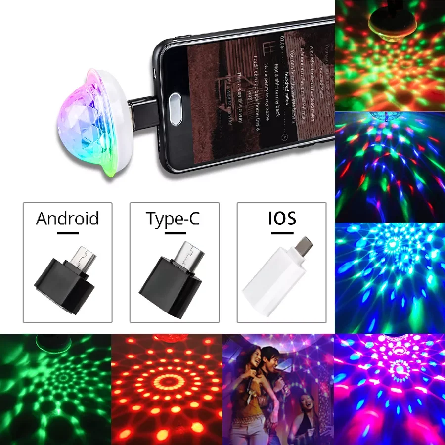 USB Disco Ball Stage Lighting Effect Portable DJ Light Party Lights Sound Activated Decoration for Home Car Gaming Room
USB Disco Ball Stage Lighting Effect Portable DJ Light Party Lights Sound Activated Decoration for Home Car Gaming Room