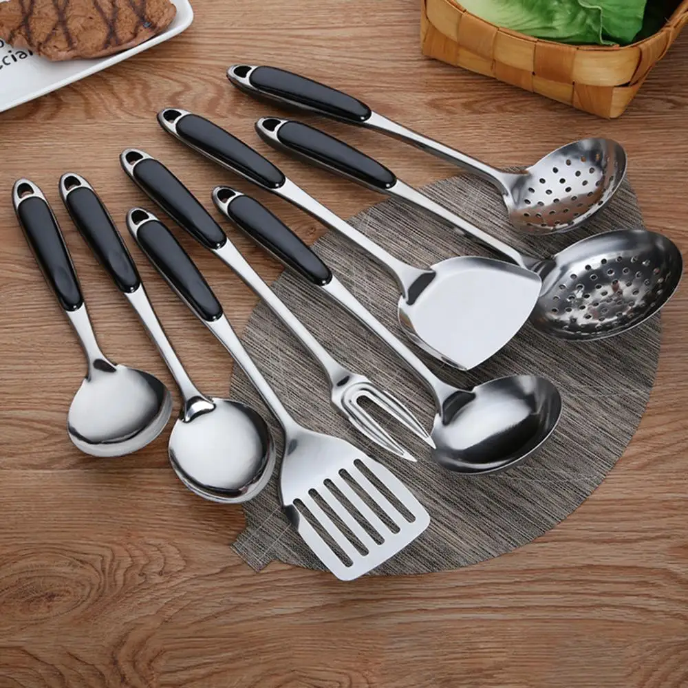 Stainless Steel Soup Spoon Colander Long Handle Spatula Kitchen Cooking Strainer Meat Fork Frying Shovel
Stainless Steel Soup Spoon Colander Long Handle Spatula Kitchen Cooking Strainer Meat Fork Frying Shovel