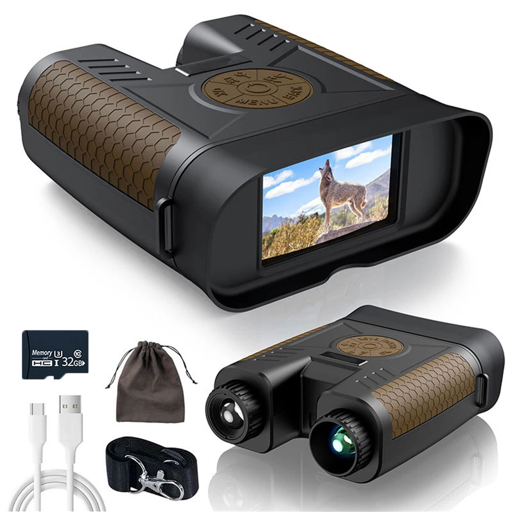 Professional 15X 600M Infrared Night Vision Rechargeable 1080P HD Binoculars Telescope for Hunting Camping Video Recording
Professional 15X 600M Infrared Night Vision Rechargeable 1080P HD Binoculars Telescope for Hunting Camping Video Recording