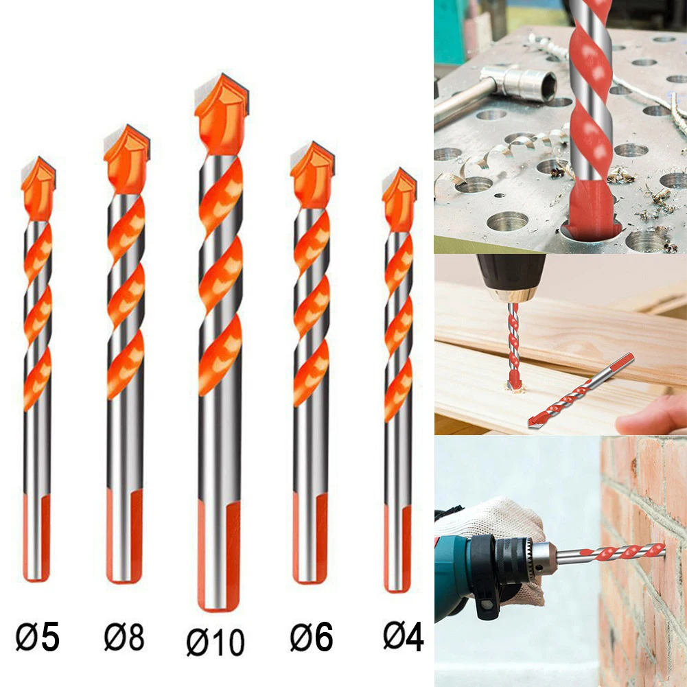 5/7 PCS Drill Bits Construction 3/4/5/6/8/10/12mm Carbide Multi-functional Bits Set For Tile Glass Ceramic Marble Power Tools
5/7 PCS Drill Bits Construction 3/4/5/6/8/10/12mm Carbide Multi-functional Bits Set For Tile Glass Ceramic Marble Power Tools