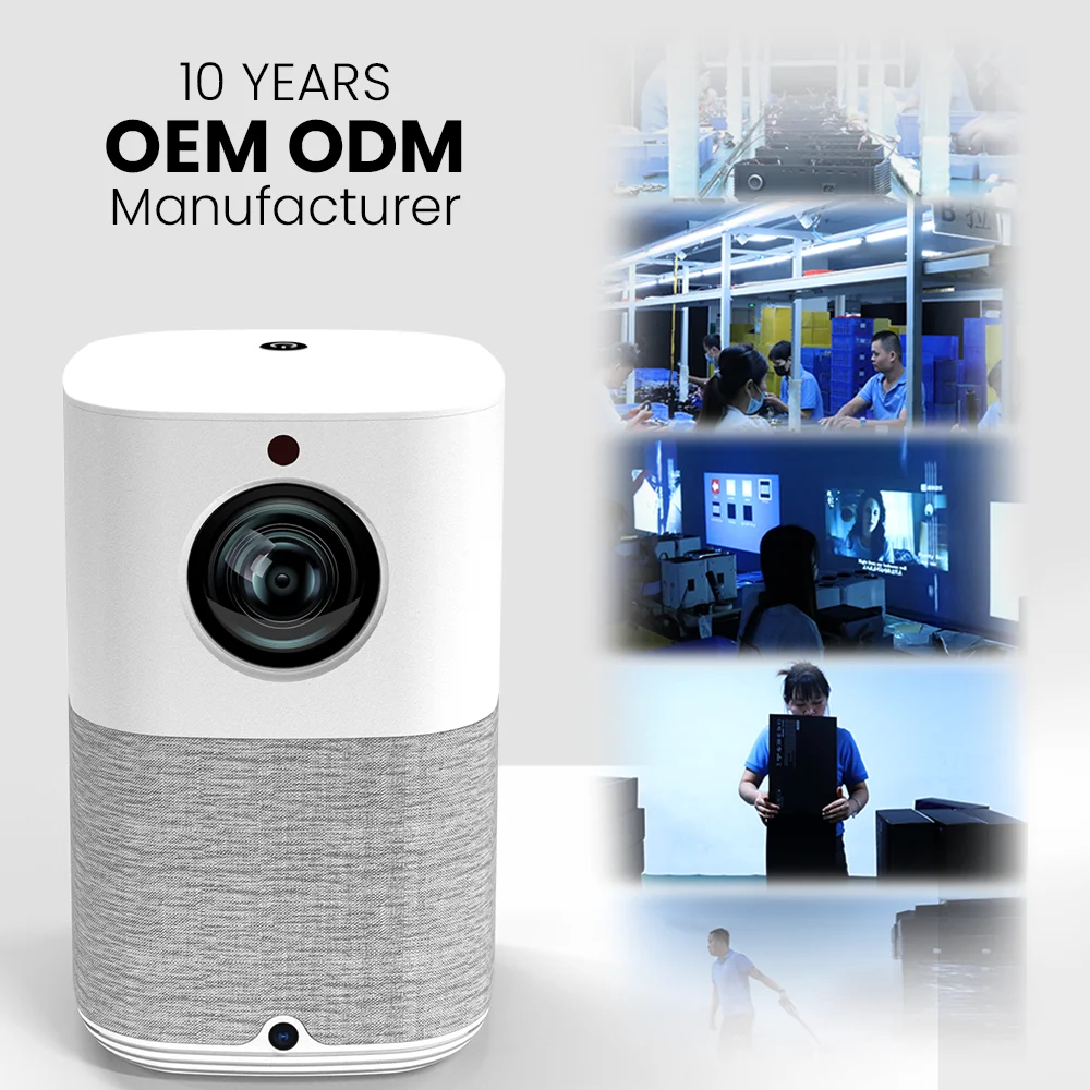 Portable Movie Video 4k 1080P Smart Rechargeable Wireless Mini Android 9.0 Pocket Wifi Smart 320 ANSI Lumens LED Video Projector
Portable Movie Video 4k 1080P Smart Rechargeable Wireless Mini Android 9.0 Pocket Wifi Smart 320 ANSI Lumens LED Video Projector