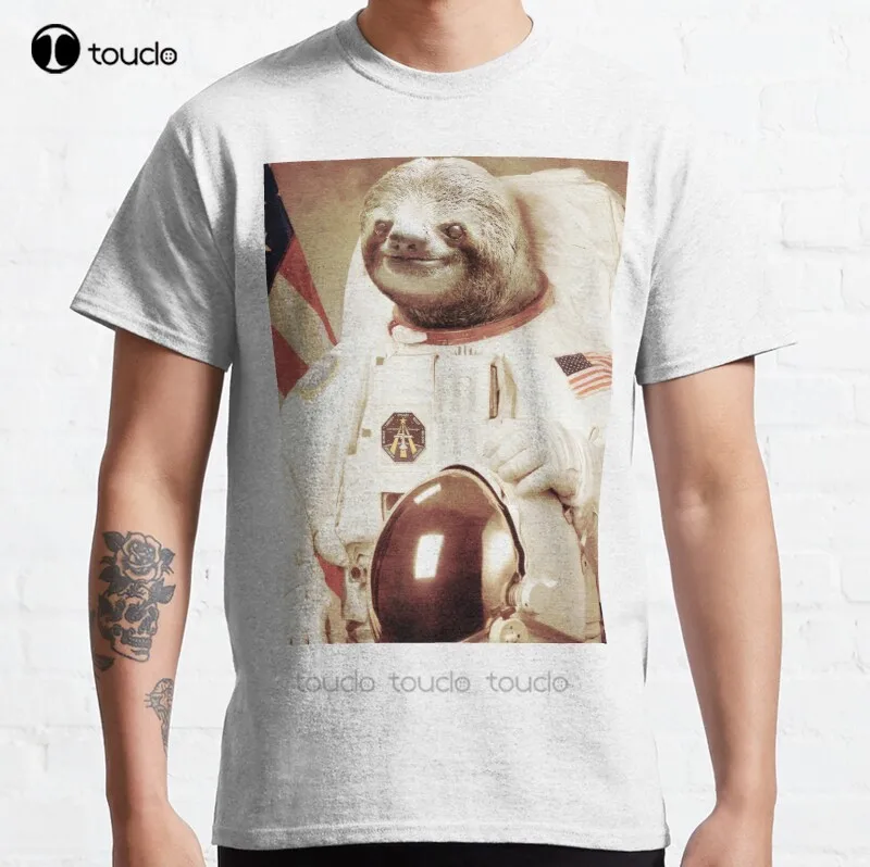 New Astronaut Sloth Classic Astronaut Sloth Space Funny Cover T-Shirt Cotton Men Tee Shirt Womens White Shirt Fashion Funny New
New Astronaut Sloth Classic Astronaut Sloth Space Funny Cover T-Shirt Cotton Men Tee Shirt Womens White Shirt Fashion Funny New