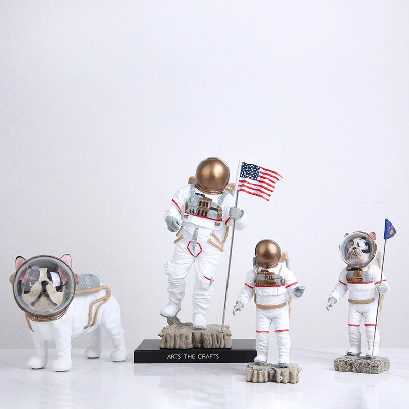 Creative simple Nordic astronaut space dog model furnishings fashion home model room bedroom decorations
Creative simple Nordic astronaut space dog model furnishings fashion home model room bedroom decorations