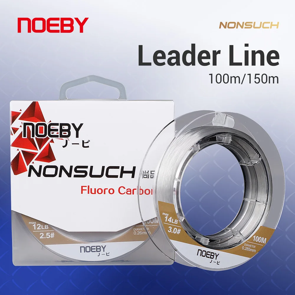 Noeby Fishing Line Fluorocarbon 4lb-36lb 100m 150m Carbon Fiber Strong Leader Line Japan Sinking Fishing Line
Noeby Fishing Line Fluorocarbon 4lb-36lb 100m 150m Carbon Fiber Strong Leader Line Japan Sinking Fishing Line