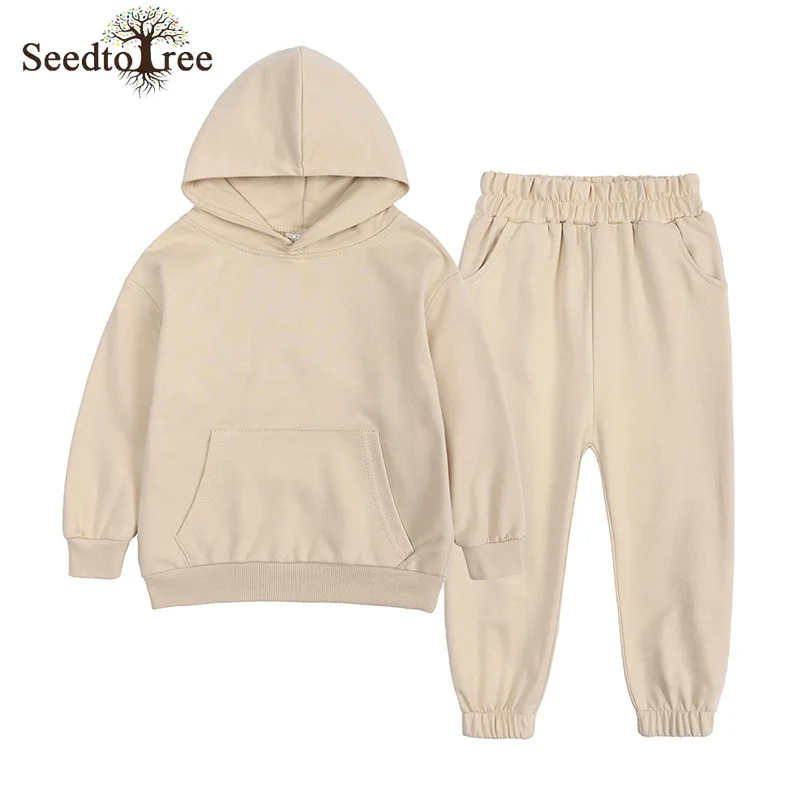 Children's Sets 1-12Y Boys Girls Solid Color Long Sleeves Hoodie T-Shirt Elastic Waist Casual Pants Two Pieces Suit
Children's Sets 1-12Y Boys Girls Solid Color Long Sleeves Hoodie T-Shirt Elastic Waist Casual Pants Two Pieces Suit