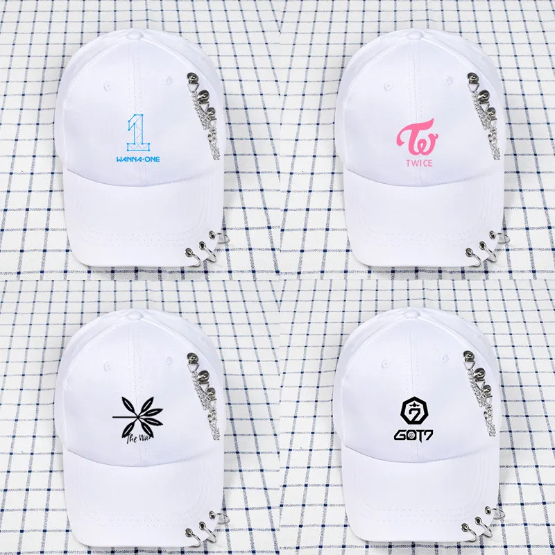 KPOP EXO TWICE GOT7 WANNA ONE MONSTA X SEVENTEEN Outdoor Sport Baseball Hat Unisex Hip Hop Fashion Summer Hat Sun Protection
KPOP EXO TWICE GOT7 WANNA ONE MONSTA X SEVENTEEN Outdoor Sport Baseball Hat Unisex Hip Hop Fashion Summer Hat Sun Protection
