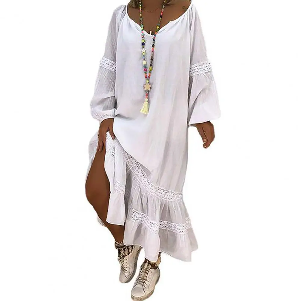 Popular Casual Dress Puff Long Sleeves Comfortable Women Dress Spring Autumn Casual Loose Pullover Sundress
Popular Casual Dress Puff Long Sleeves Comfortable Women Dress Spring Autumn Casual Loose Pullover Sundress