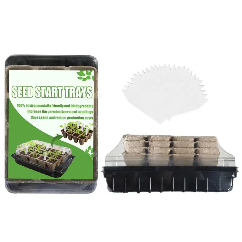 Seed Starting Trays Reusable Sprouts Growing Kit Pots For Planting 12 Grids Seedling Kit For Vegetable Flower
Seed Starting Trays Reusable Sprouts Growing Kit Pots For Planting 12 Grids Seedling Kit For Vegetable Flower