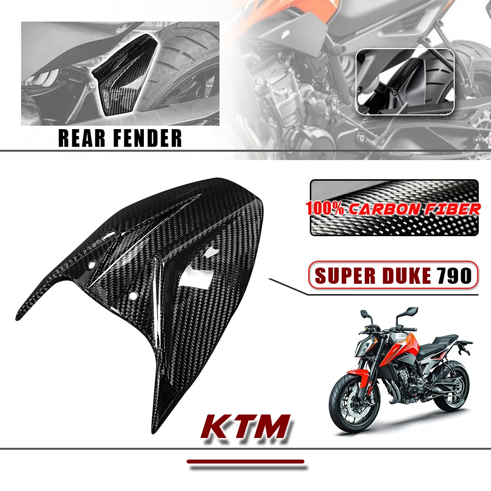 For KTM Superduke 790 2018 2019 2020 2021 2022 100% Dry Carbon Fiber Rear Fender Motorcycle Body Fairing Kits Parts Farirng
For KTM Superduke 790 2018 2019 2020 2021 2022 100% Dry Carbon Fiber Rear Fender Motorcycle Body Fairing Kits Parts Farirng