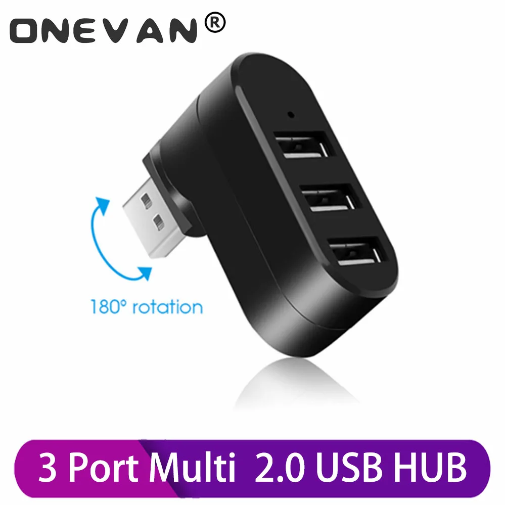 3 Port Multi 2.0 USB HUB Mini USB Hub High Speed Rotate Splitter Adapter For Laptop Notebook For PC Computer Accessories
3 Port Multi 2.0 USB HUB Mini USB Hub High Speed Rotate Splitter Adapter For Laptop Notebook For PC Computer Accessories