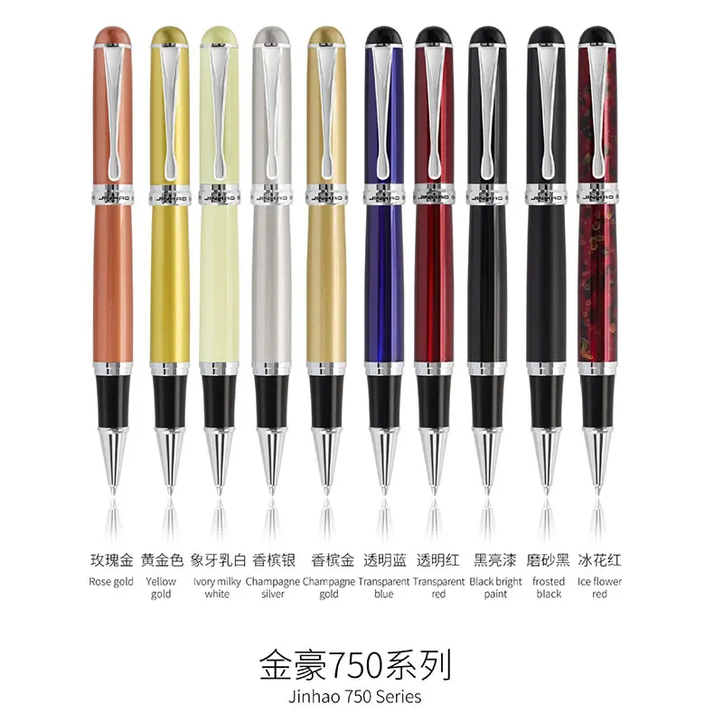High Quality Brand Jinhao 750 Metal Rollerball Pen Silver Clip Black Ink Office Stationery Gift
High Quality Brand Jinhao 750 Metal Rollerball Pen Silver Clip Black Ink Office Stationery Gift