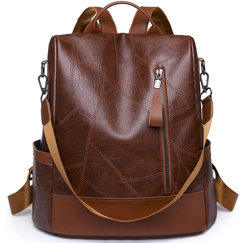 2023 New Hot Women's Backpack High Quality Soft Leather Simple Fashion Large Capacity Antitheft Shoulder school Bags for girls
2023 New Hot Women's Backpack High Quality Soft Leather Simple Fashion Large Capacity Antitheft Shoulder school Bags for girls