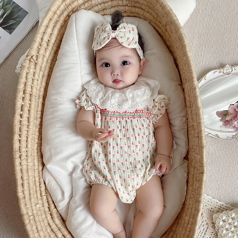 2022 summer korean version girls' cotton bag fart clothes floral baby ins wind romper baby jumpsuit newborn baby girl clothes
2022 summer korean version girls' cotton bag fart clothes floral baby ins wind romper baby jumpsuit newborn baby girl clothes