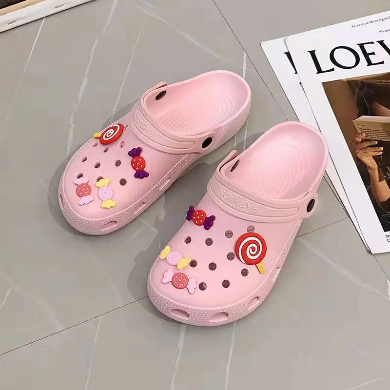 Women's Summer Baotou Hollow Out Cartoon Cave Shoe Comfortable Non Slip Dual-Purpose Outdoor Beach Slipper Lovely Indoor Slipper
Women's Summer Baotou Hollow Out Cartoon Cave Shoe Comfortable Non Slip Dual-Purpose Outdoor Beach Slipper Lovely Indoor Slipper