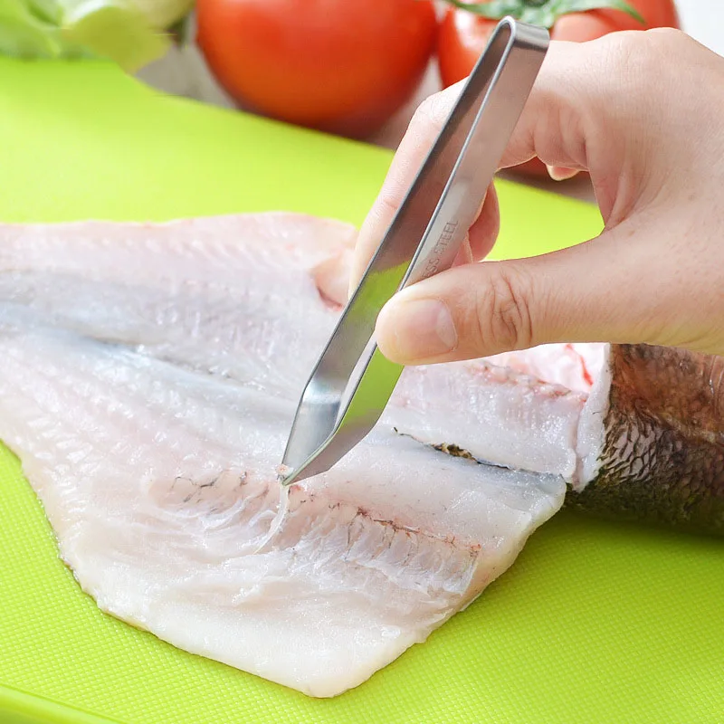 Stainless Steel Fish Bone Tweezers Remover Pincer Puller Tongs Pick-Up Seafood Tool Kitchen Tweezer
Stainless Steel Fish Bone Tweezers Remover Pincer Puller Tongs Pick-Up Seafood Tool Kitchen Tweezer